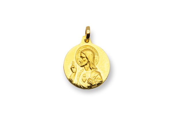orobriz carmen joyeria medalla escapulario corazon jesus