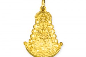Medalla Virgen Rocio silueta