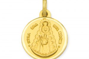 Medalla Virgen Rocio redonda
