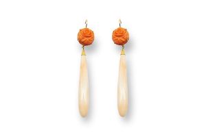 Pendientes oro rosa