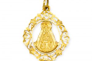 Medallas Virgen Rocio orla filigrama