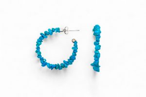 Argollas turquesas