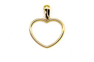 Colgante corazón oro