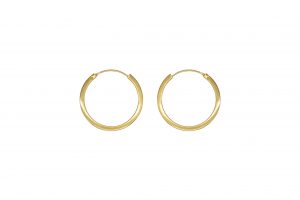 Argollas tubo cuadrado