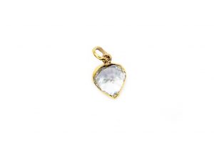 Colgante corazón cuarzo