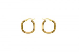 Pendientes aros cuadrados