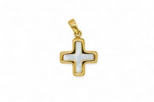 Cruz cuadrada reversible nacar