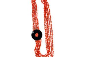 Collar coral 6 hilos