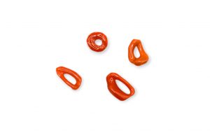 Colgante aro coral pequeño