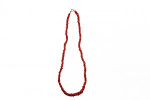 Collar cuentas de coral