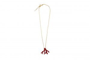 Gargantilla de rama de coral