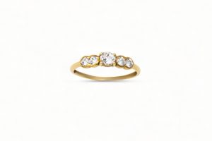 Sortija 5 circonitas