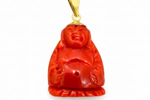 Colgante buda coral