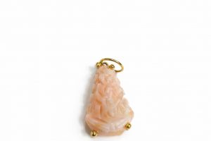 Colgante Virgen del Rocio rosa