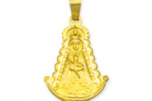 Medalla Virgen del Rocio silueta