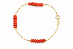 Pulsera coral .