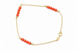 Pulsera coral