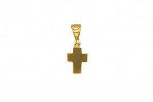 Cruz oro pequeña reversible