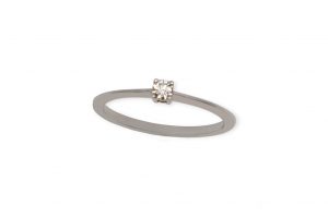Solitario brillante 4 garras