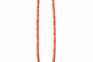 Collar bolas coral