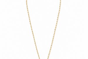 Collar italiano de plata dorada 2 aros